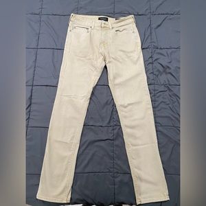 Pacsun khaki light tan jeans. Slim fit. Size 31x32
